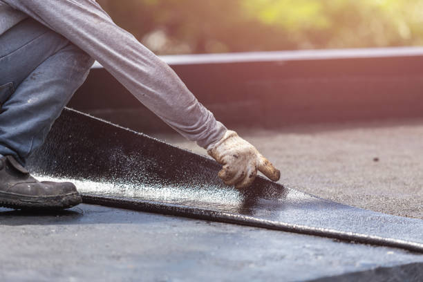 Professional Emergency Waterproofing technician working in Johnstown, OH
